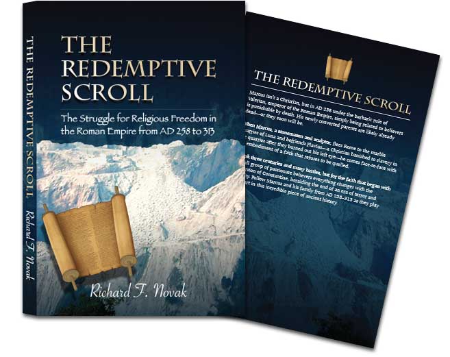 The Redemptive Scroll designed book cover art