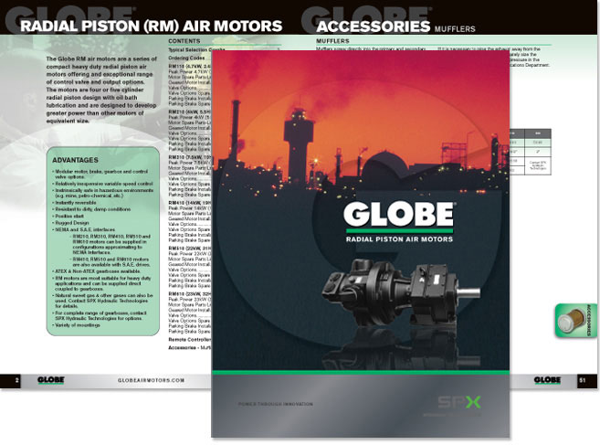 SPX Globe Catalog cover design
