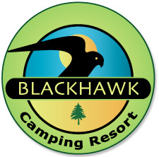 new logo design for Blackhawk Campground