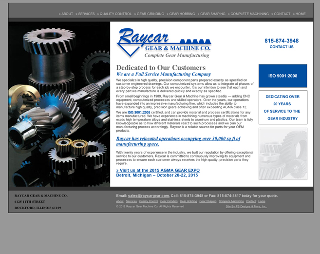 Raycar Gear Website