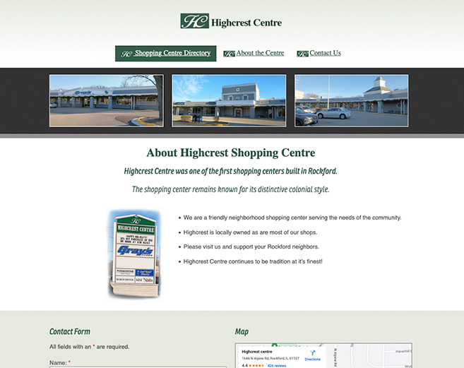 Strip Mall Website